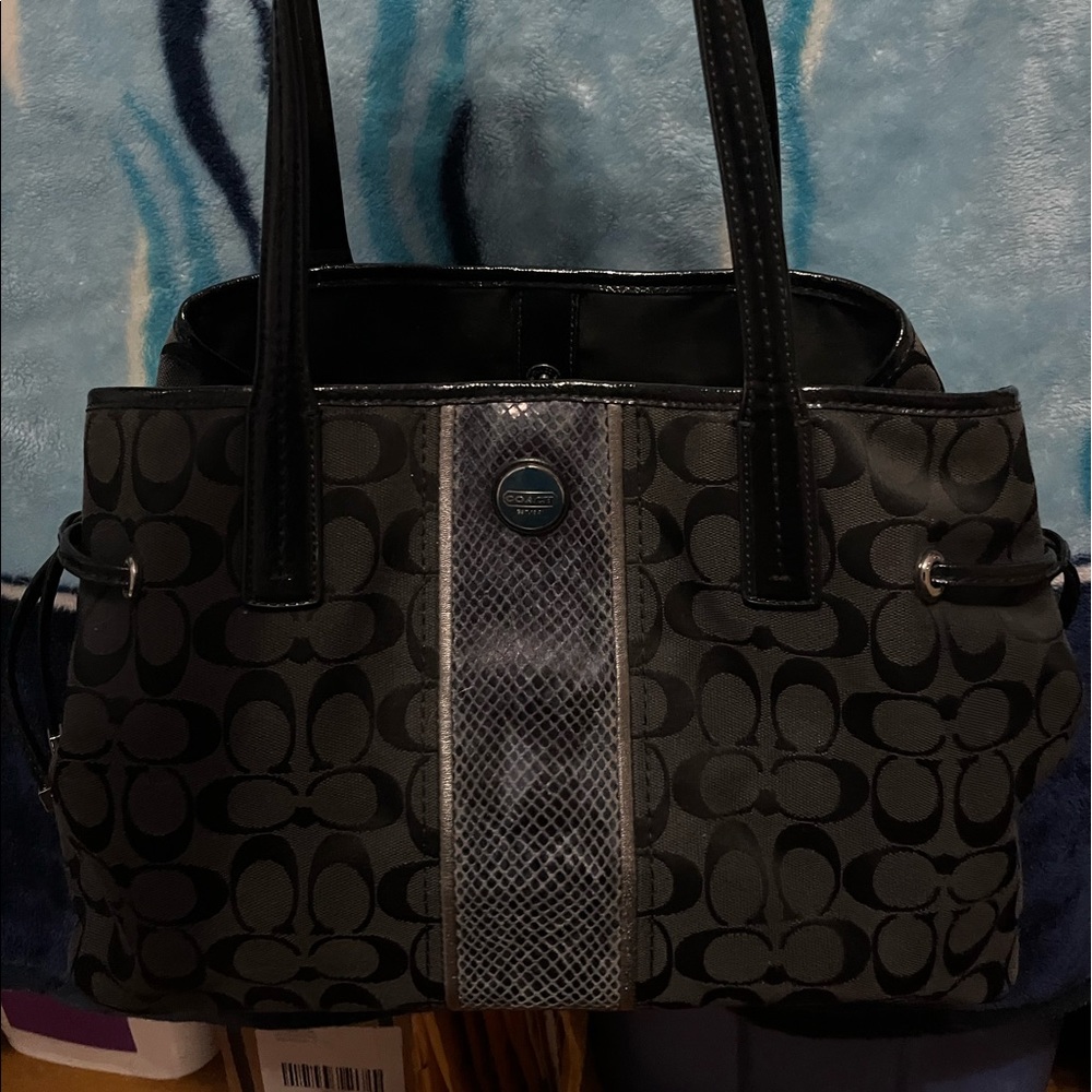 Coach Reptile Print purse